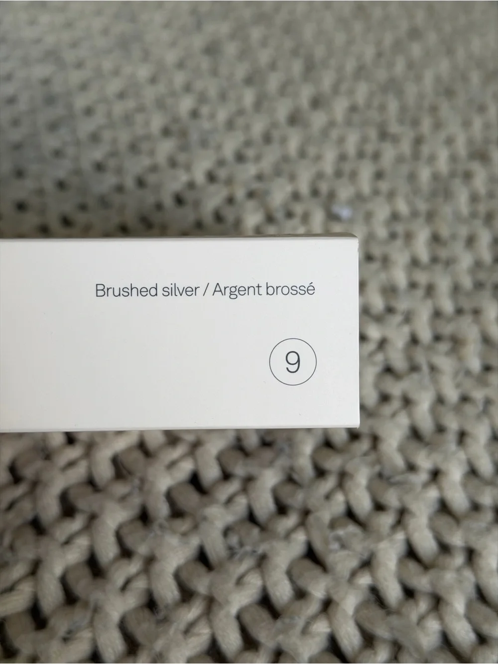 Oura Ring 4 Brushed Silver Size 9